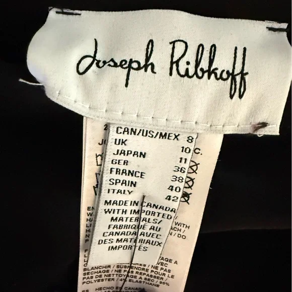 Joseph Ribkoff 🌸 Black Tiered Ruffle Skirt 🌸🌺🌼 - Picture 4 of 4